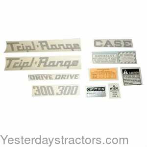 100386 Case 300 Decal Set 100386