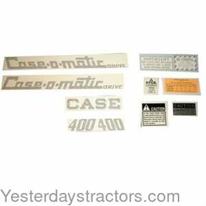 100388 Case 400 Decal Set 100388