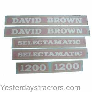 Case 1200 David Brown Decal Set 100521