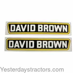 100527 David Brown Decal Set 100527
