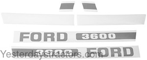 Ford 3600 Decal Set R0518
