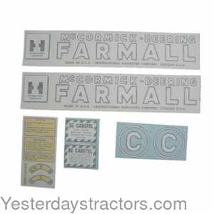 Farmall C International McCormick-Deering Farmall Decal Set 100897