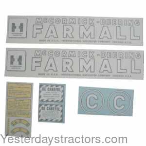 100898 International McCormick-Deering Farmall Decal Set 100898