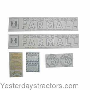 100902 International McCormick-Deering Farmall Decal Set 100902