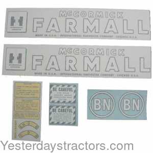 Farmall B International McCormick Farmall Decal Set 100907