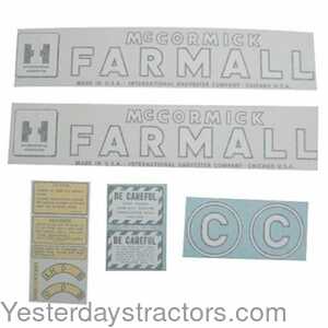 Farmall C International McCormick Farmall Decal Set 100908