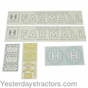 Farmall H International McCormick-Deering Farmall Decal Set 100909