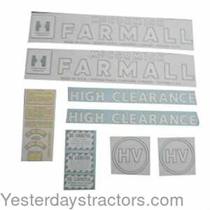 100910 International McCormick Farmall Decal Set 100910