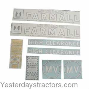 100913 International McCormick Farmall Decal Set 100913