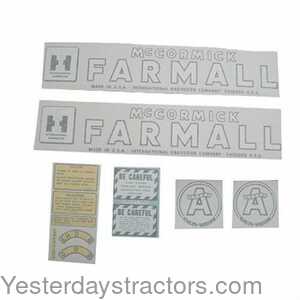 Farmall Super A International McCormick Farmall Decal Set 100918