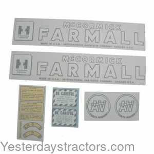 Farmall Super A International McCormick Farmall Decal Set 100919