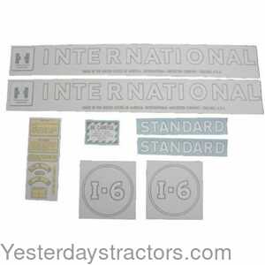 Farmall I6 International Decal Set 100925