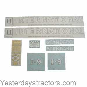 Farmall I9 International Decal Set 100926