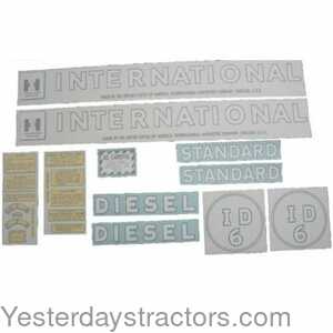 Farmall I6 International Decal Set 100927