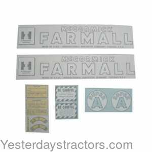 Farmall Super A International McCormick Farmall Decal Set 100935
