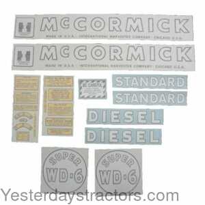 Farmall Super W6 International Decal Set 100946