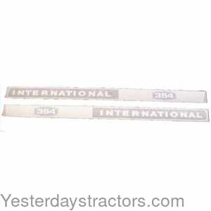 100976 International 354 Hoods Decal Set 100976