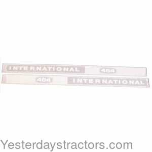 Farmall 464 International 464 Hoods Decal Set 100978