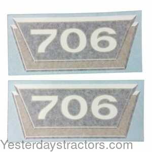 Farmall 706 International 706 Decal Set 100994