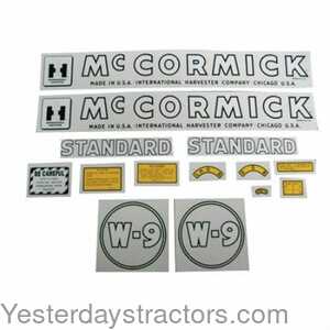 Farmall W9 International W9 Decal Set 101060