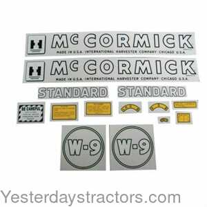 Farmall W9 International W9 Decal Set 101060