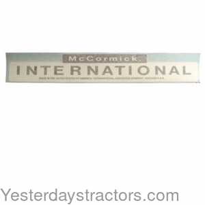 Farmall 560 McCormick International Decal 101103