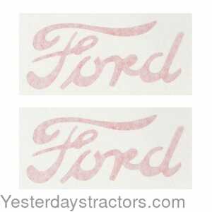 Ford 8N Ford Fender Decal Set 101991