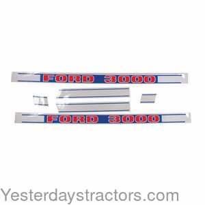 Ford 3000 Ford Decal Set 102000