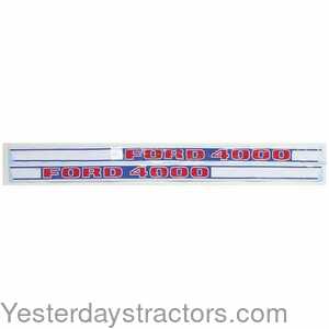 Ford 4000 Ford Decal Set 102003