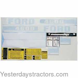 Ford 4600 Ford Decal Set 102011