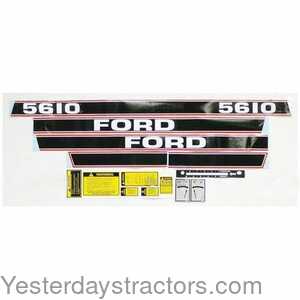 Ford 5610 Ford Decal Set 102037