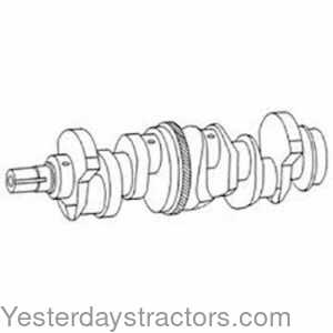 102101 Crankshaft - 76 Tooth Gear - Late 102101