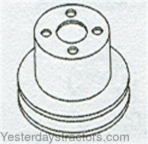 Oliver Super 77 Water Pump Pulley 102221A