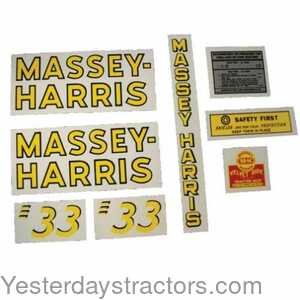 102633 Massey Harris Decal Set 102633