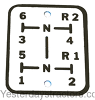 102682A Gear Shift Plate 102682A