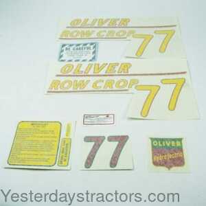 Oliver 77 Tractor Decal Set 102814