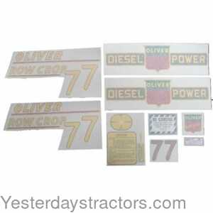 Oliver 77 Tractor Decal Set 102816