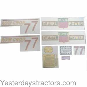 Oliver 77 Tractor Decal Set 102817