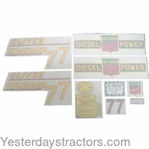 Oliver 77 Tractor Decal Set 102820