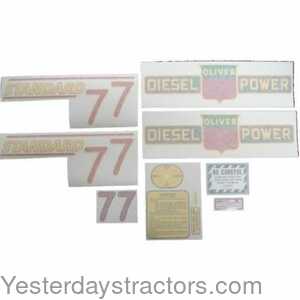 Oliver 77 Tractor Decal Set 102821