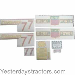 102821 Tractor Decal Set 102821