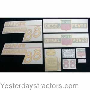102829 Oliver 88 Standard Decal Set 102829