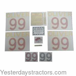 Oliver 99 Oliver 99 Decal Set 102831