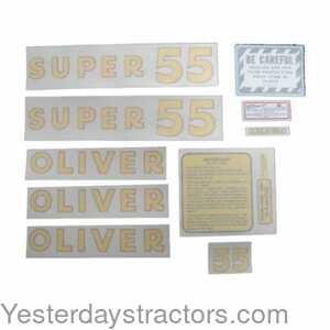 Oliver Super 55 Oliver Super 55 Decal Set 102834