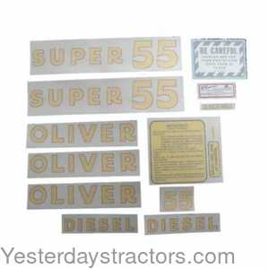 Oliver Super 55 Oliver Super 55 Decal Set 102835