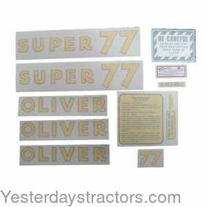 Oliver Super 77 Oliver Super 77 Decal Set 102838