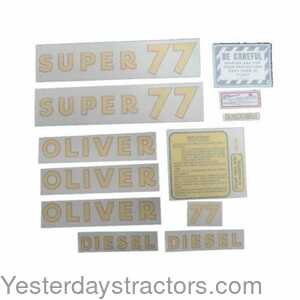 Oliver Super 77 Oliver Super 77 Decal Set 102839