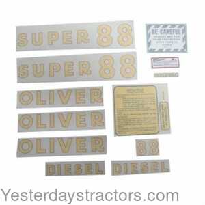 Oliver Super 88 Oliver Super 88 Decal Set 102841