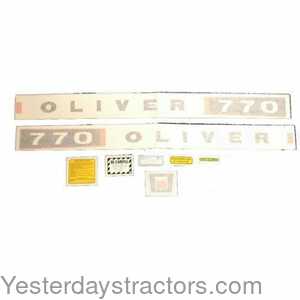 Oliver 770 Oliver 770 Decal Set 102844