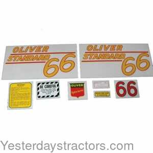 102871 Oliver 66 Standard Decal Set 102871